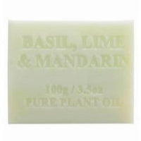 Soap 100g Basil, Lime & Mandarin Pure Plant Oil