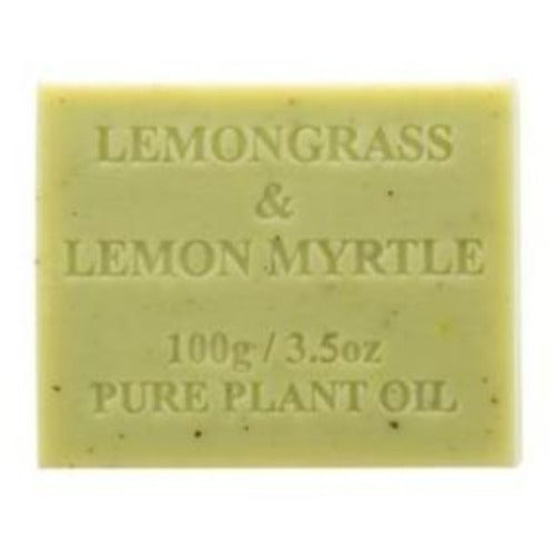 Soap 100g Essential Lemongrass & Lemon Myrtle Pure Plant Oil