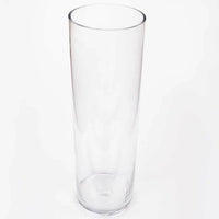 Vase 15x60cm Clear Glass Cylinder