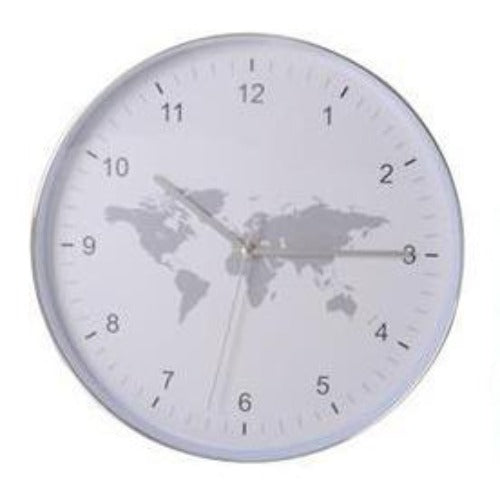 World Map Design Clock