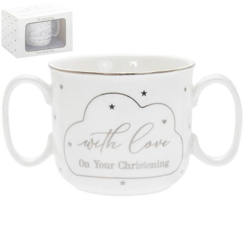 Mug Double Handled Christening – gather & give