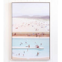 Print 62x92cm Port K. Pool Framed