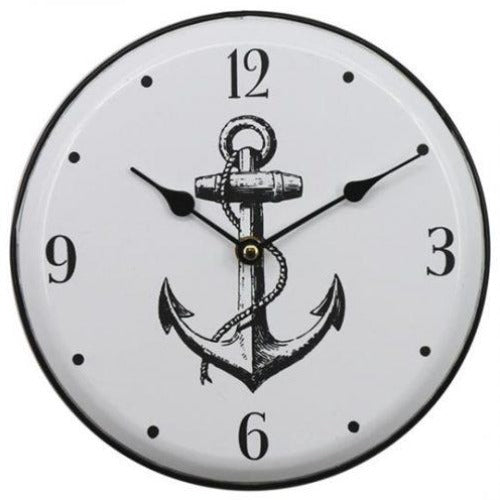 Clock 29cm Iron Anchor