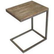 Natural Distressed Side Table Small