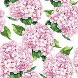 Napkin 20 Pack 3 Ply Pink Hydrangea