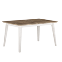 White Rustic 1400 Dining Table