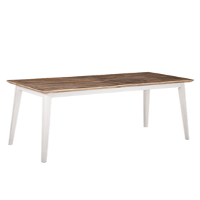 White Rustic 2100 Dining Table