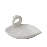 Trinket Dish Ceramic Swan Small